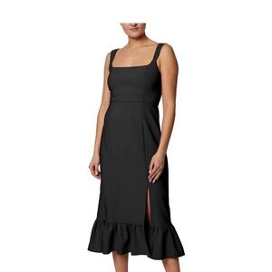 Laundry By Shelli Segal Black Midi Dress